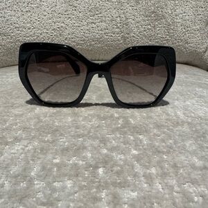 Prada Black Geometric Sunglasses